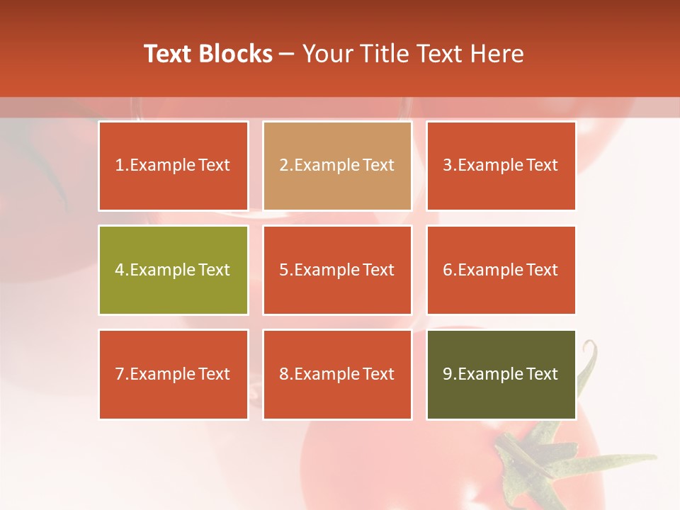 Freshness White Snack PowerPoint Template