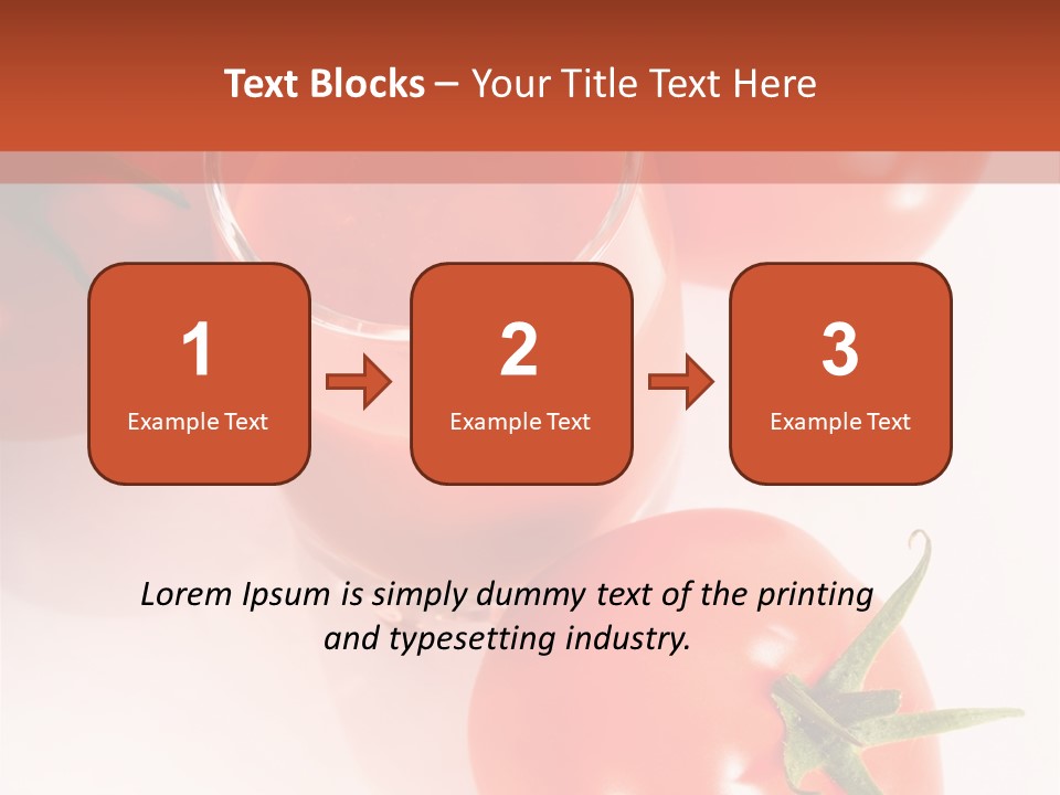 Freshness White Snack PowerPoint Template