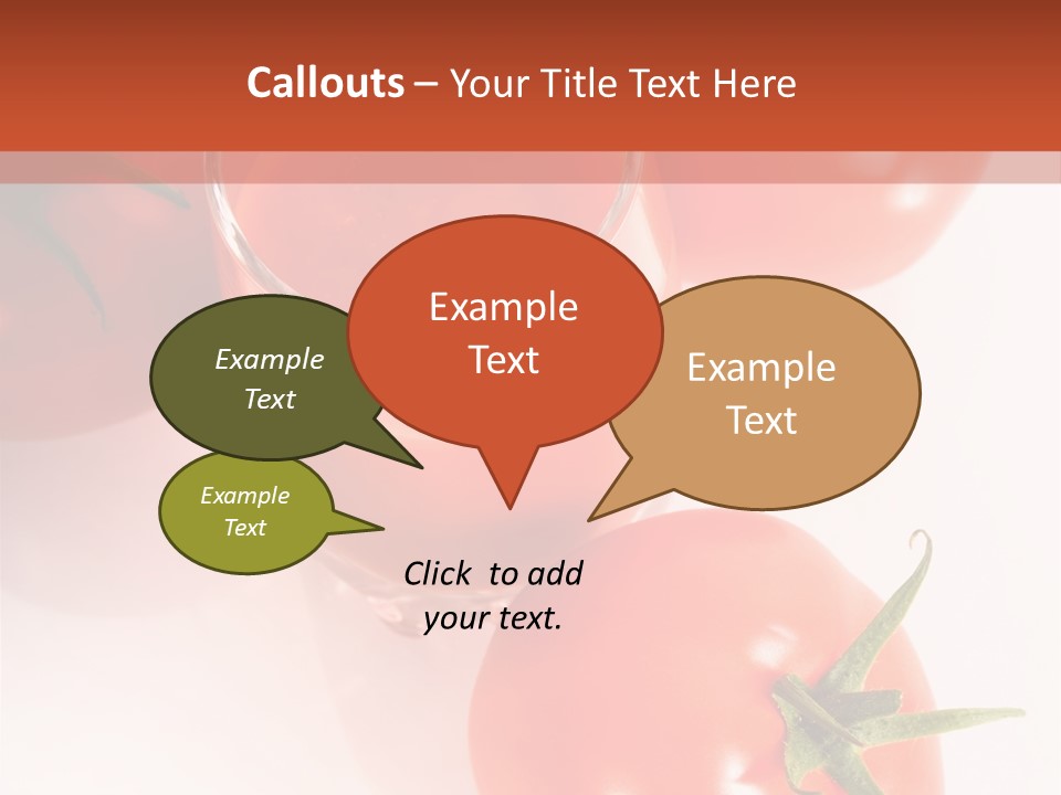 Freshness White Snack PowerPoint Template
