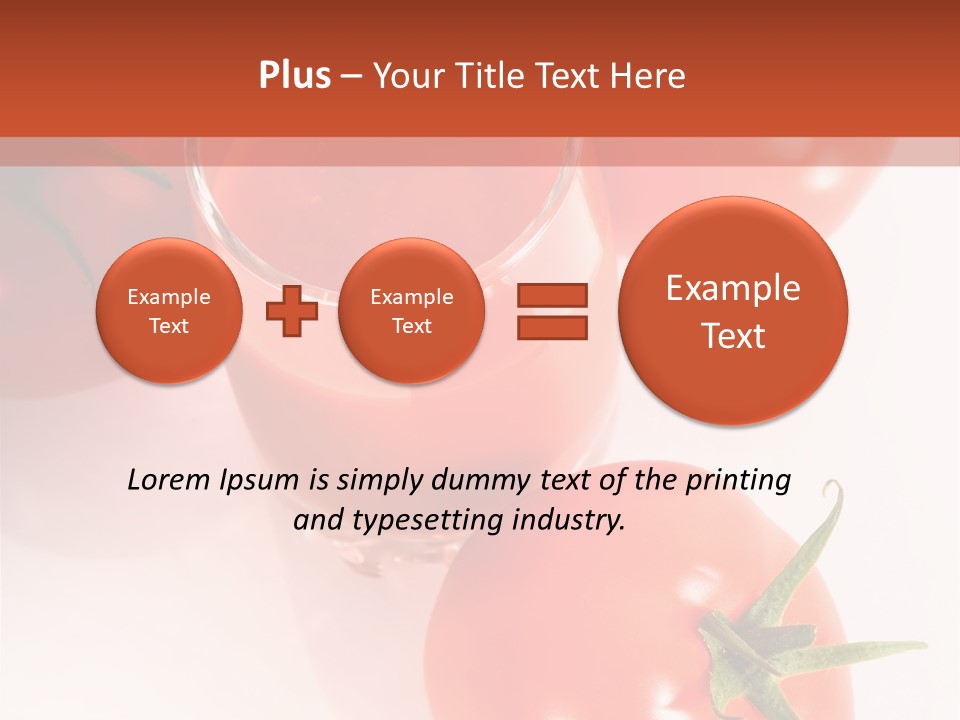 Freshness White Snack PowerPoint Template