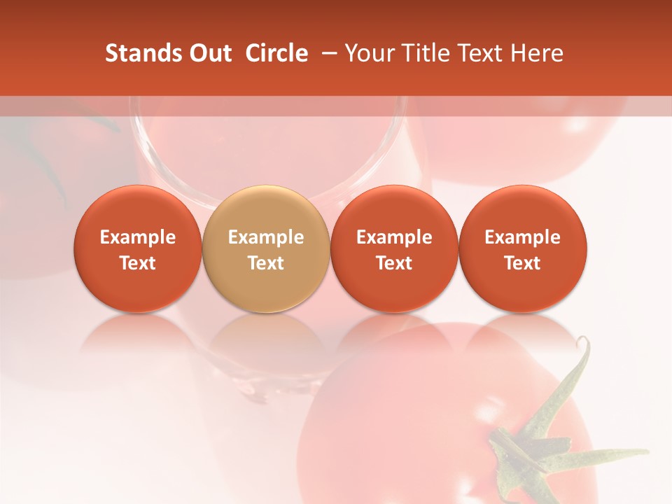 Freshness White Snack PowerPoint Template