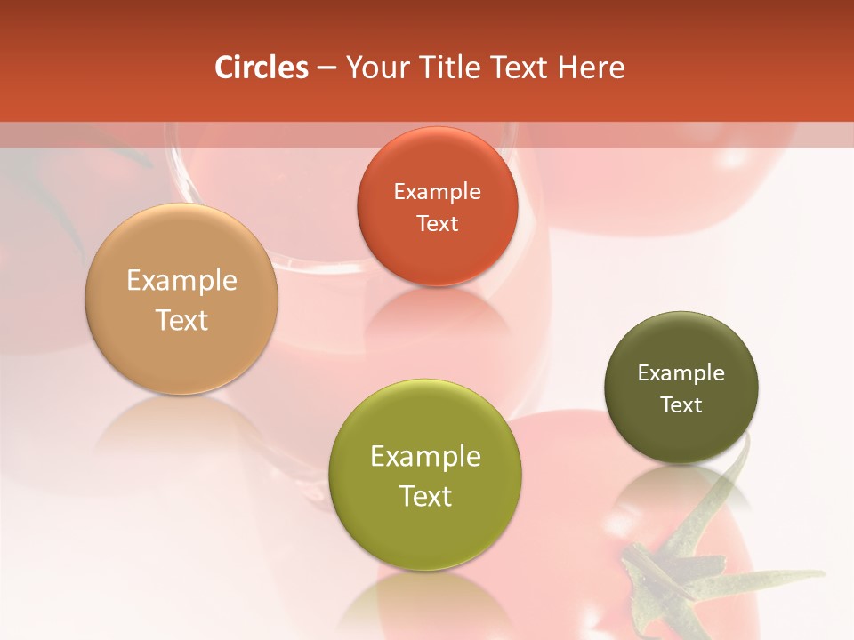 Freshness White Snack PowerPoint Template