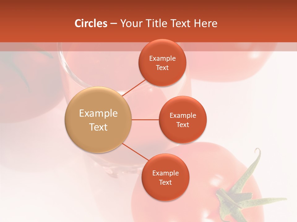 Freshness White Snack PowerPoint Template