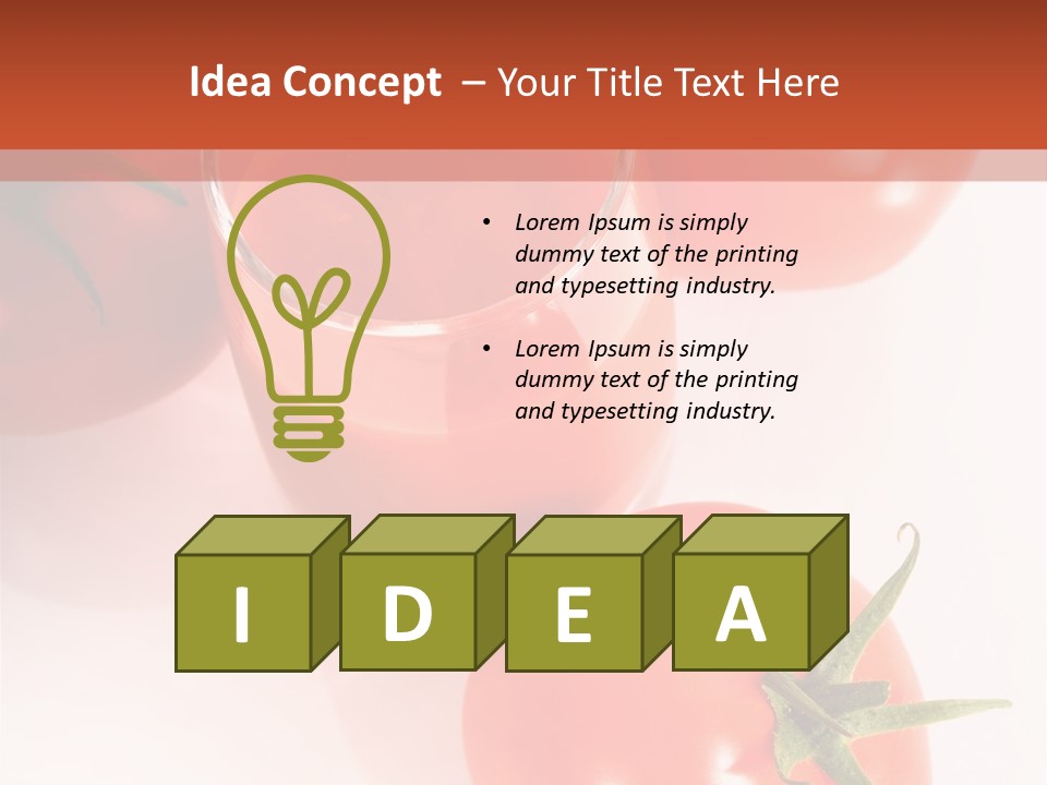 Freshness White Snack PowerPoint Template