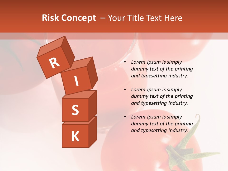 Freshness White Snack PowerPoint Template