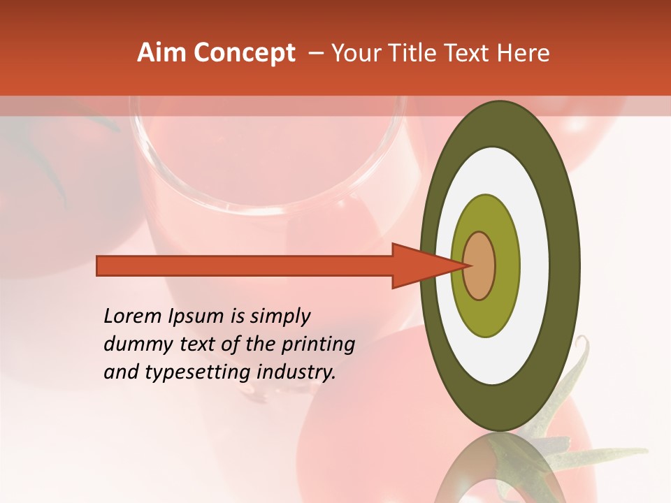 Freshness White Snack PowerPoint Template