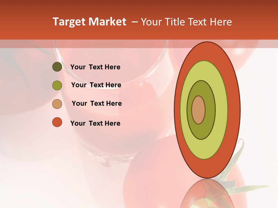 Freshness White Snack PowerPoint Template