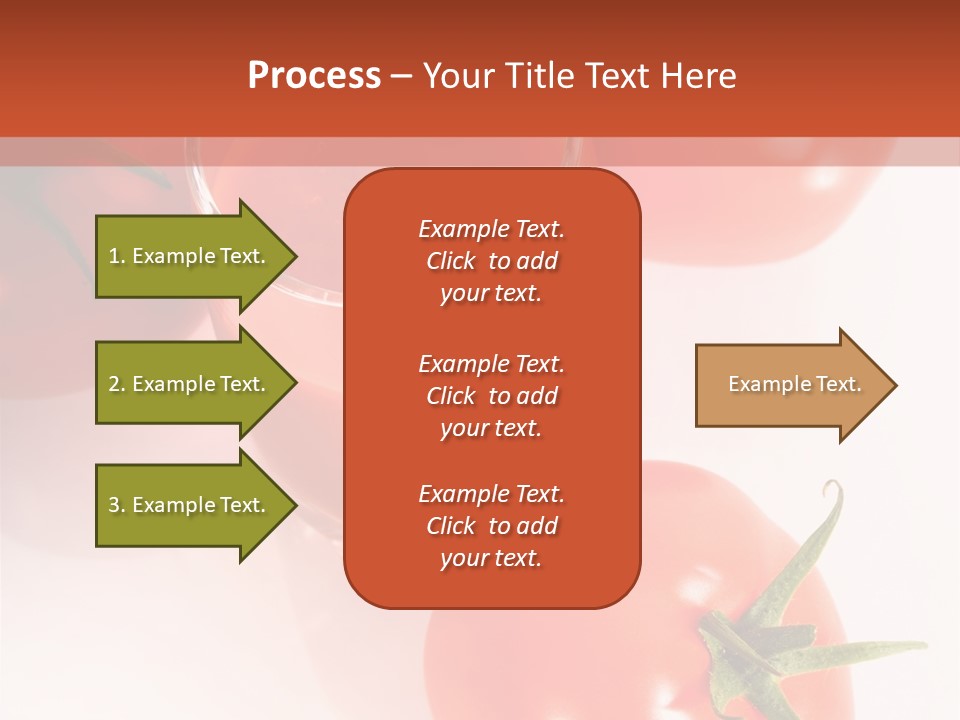 Freshness White Snack PowerPoint Template