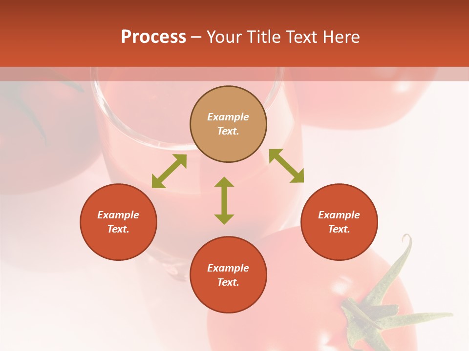 Freshness White Snack PowerPoint Template