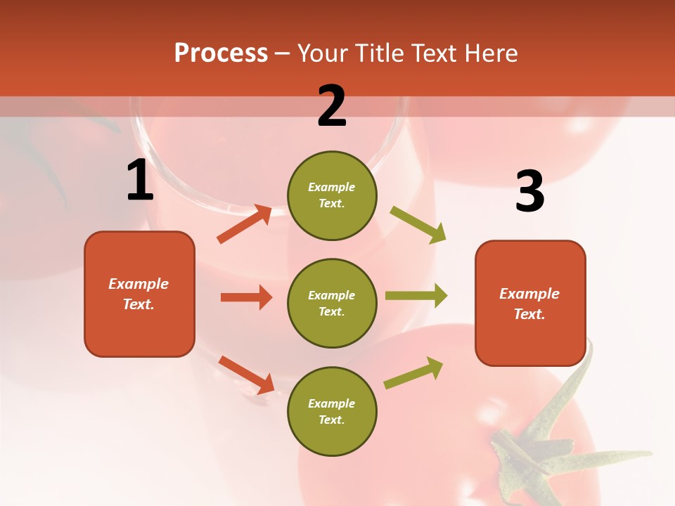 Freshness White Snack PowerPoint Template