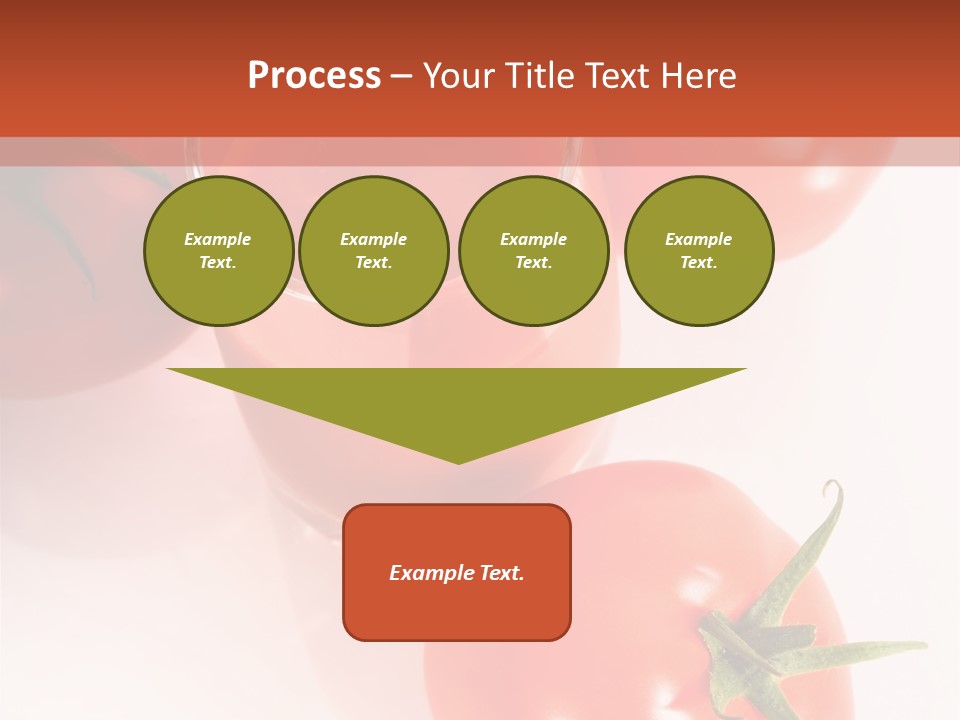 Freshness White Snack PowerPoint Template