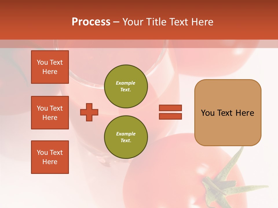 Freshness White Snack PowerPoint Template