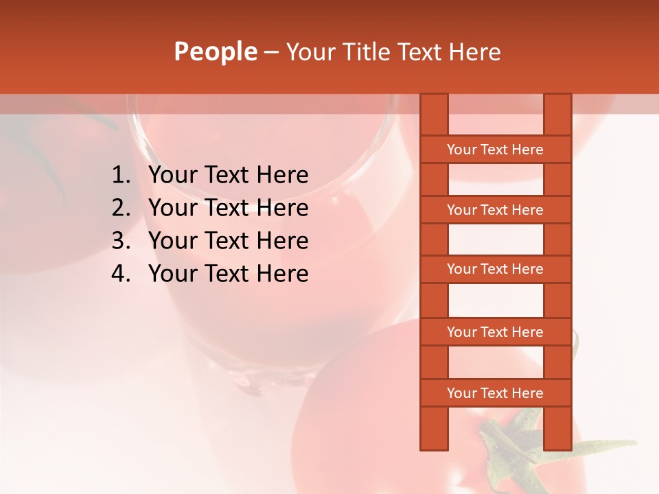 Freshness White Snack PowerPoint Template