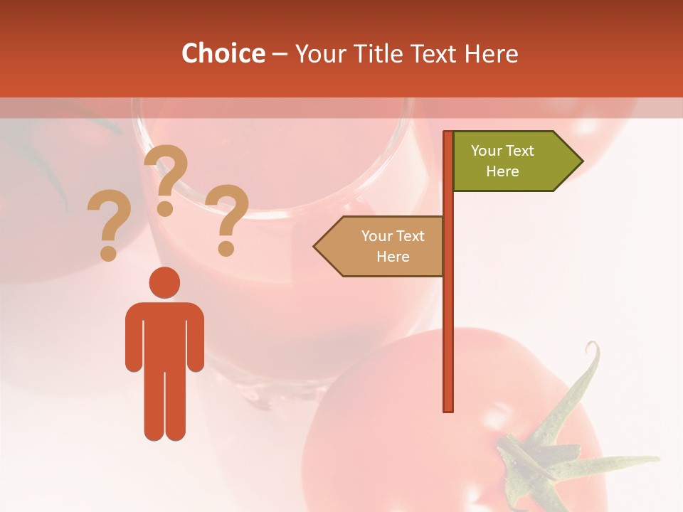 Freshness White Snack PowerPoint Template