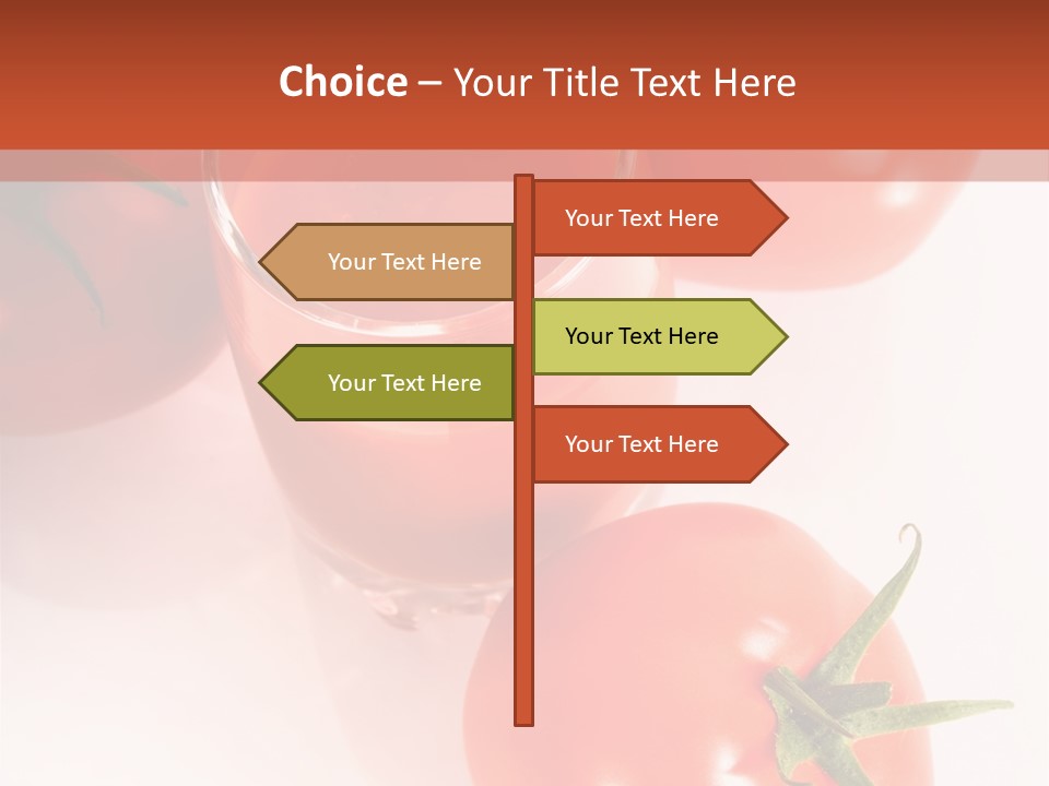 Freshness White Snack PowerPoint Template