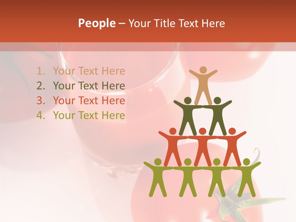 Freshness White Snack PowerPoint Template