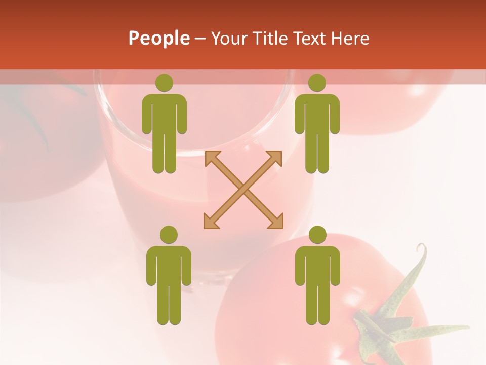 Freshness White Snack PowerPoint Template