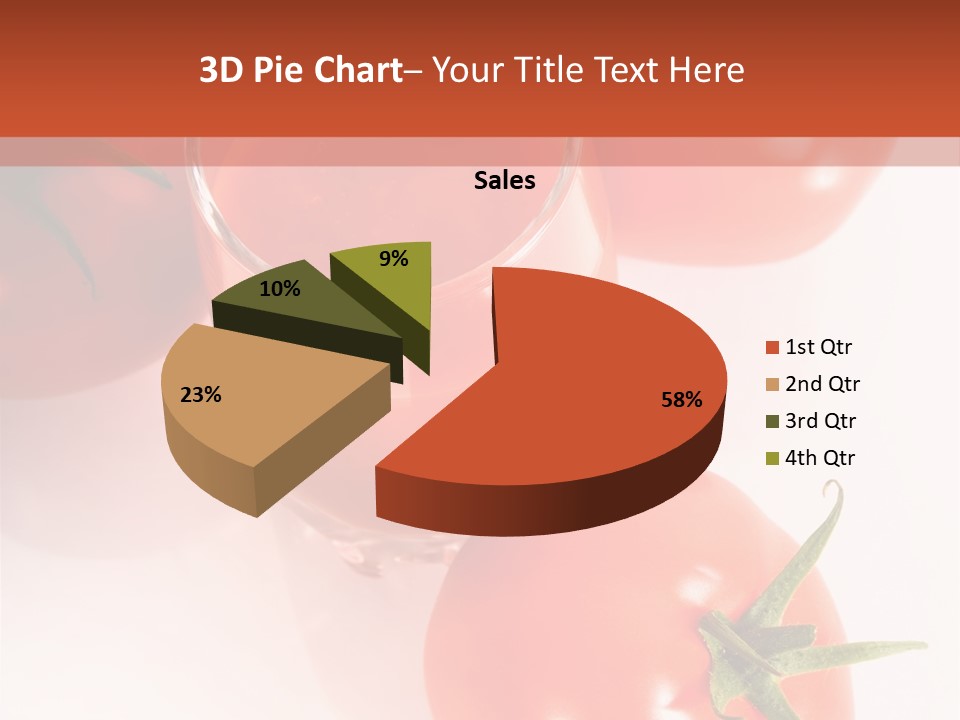 Freshness White Snack PowerPoint Template