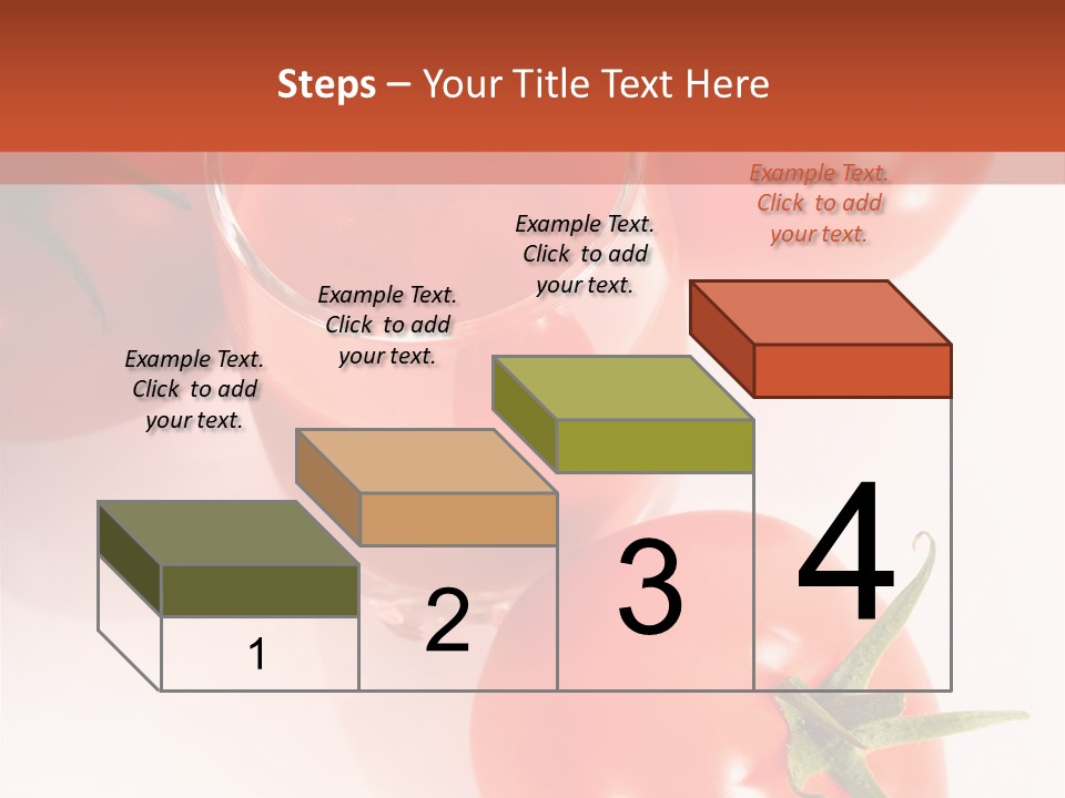Freshness White Snack PowerPoint Template