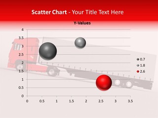 Truck Freight White PowerPoint Template