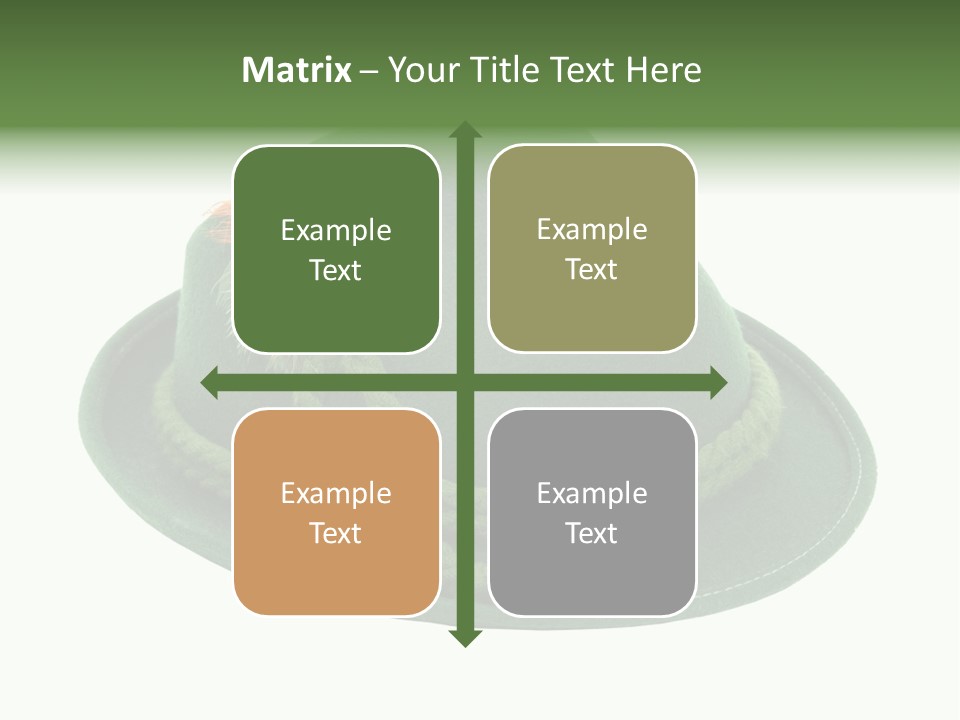 Rope Hat Feather PowerPoint Template