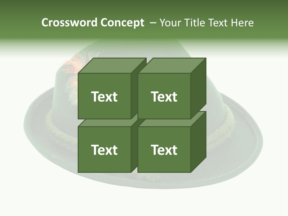 Rope Hat Feather PowerPoint Template