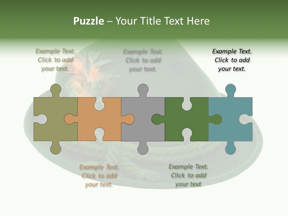 Rope Hat Feather PowerPoint Template