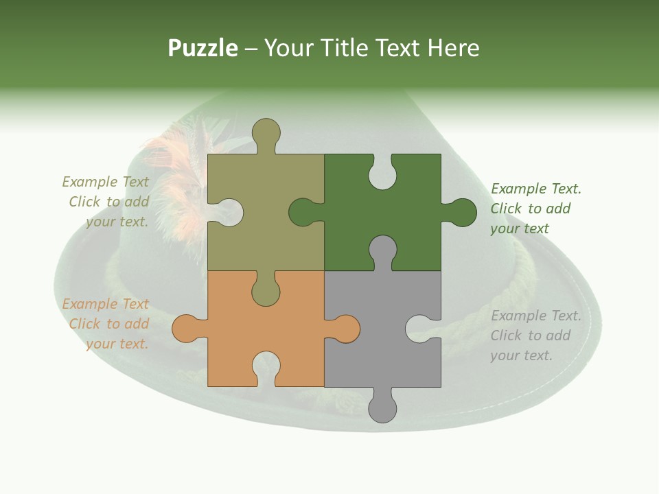 Rope Hat Feather PowerPoint Template