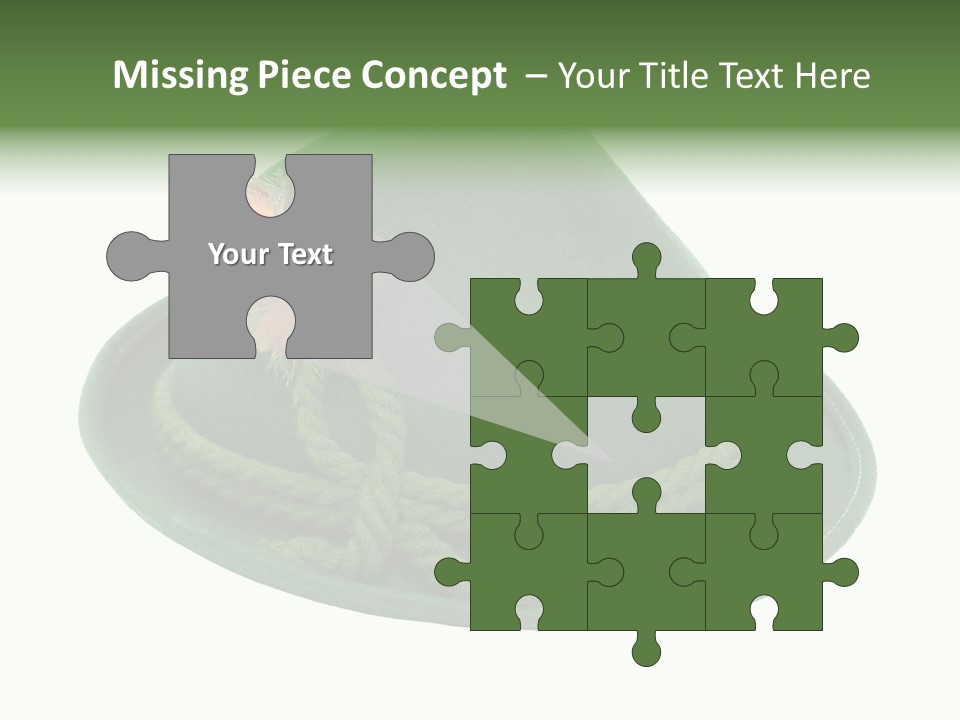 Rope Hat Feather PowerPoint Template