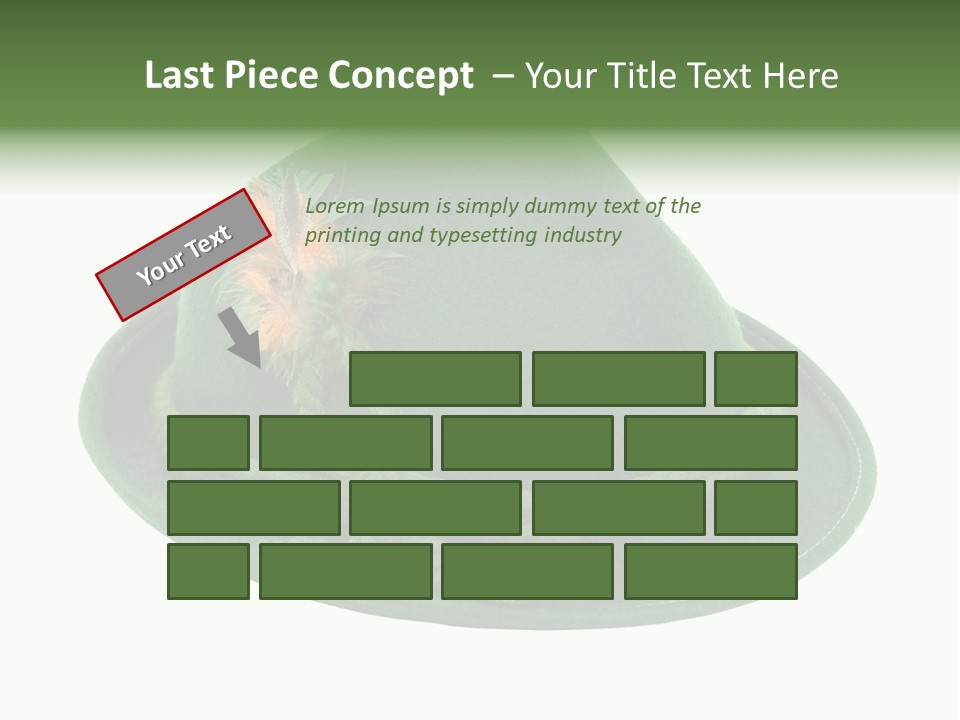 Rope Hat Feather PowerPoint Template