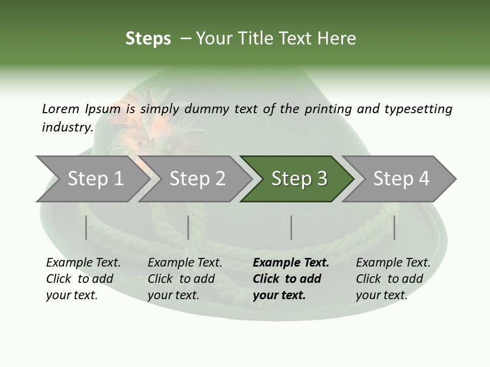 Rope Hat Feather PowerPoint Template