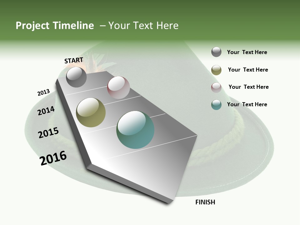 Rope Hat Feather PowerPoint Template