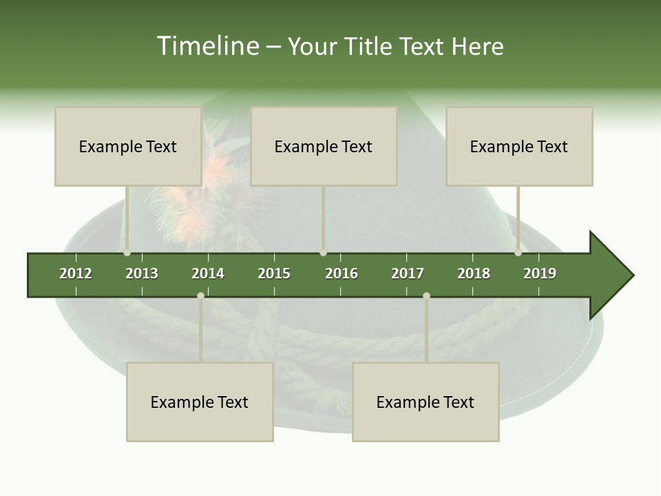 Rope Hat Feather PowerPoint Template