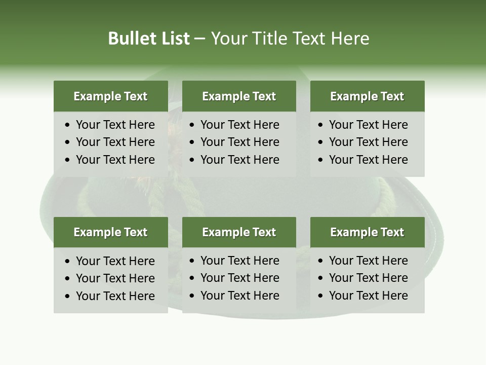 Rope Hat Feather PowerPoint Template