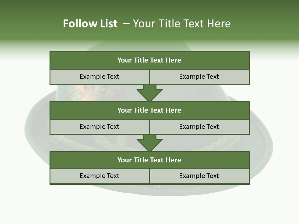 Rope Hat Feather PowerPoint Template