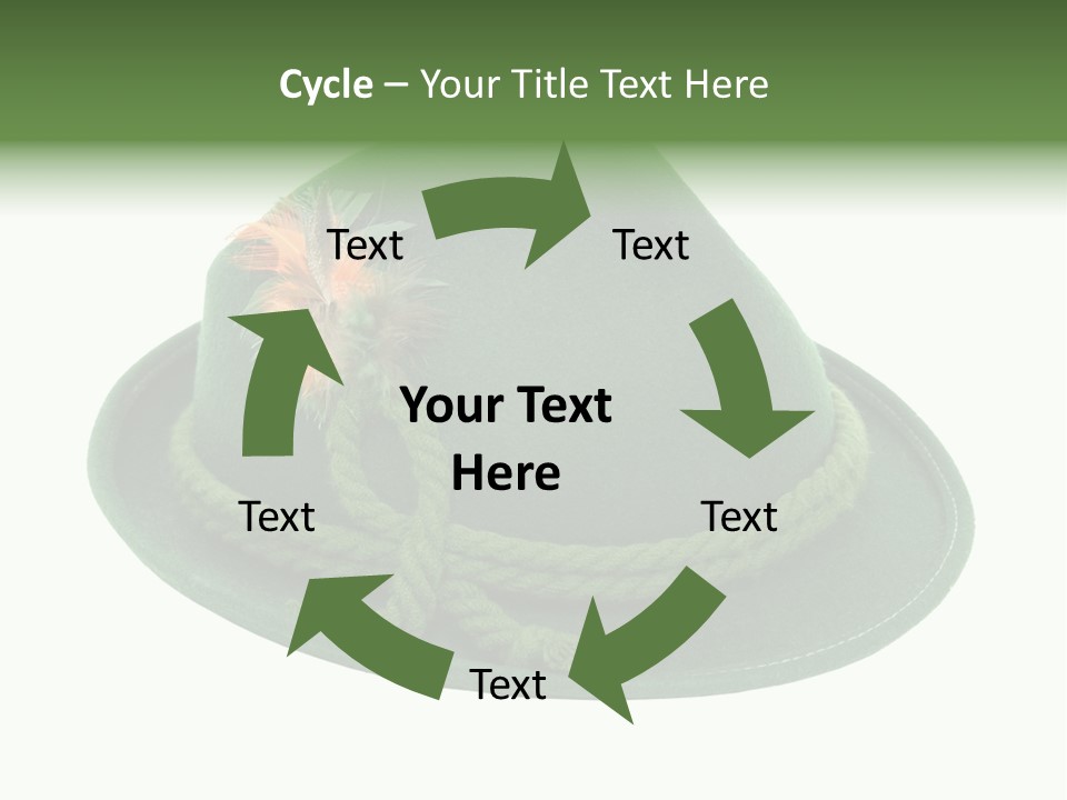 Rope Hat Feather PowerPoint Template