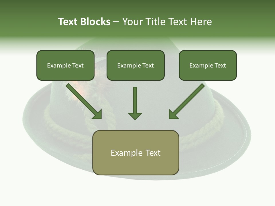 Rope Hat Feather PowerPoint Template