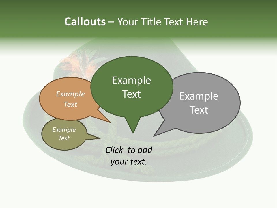 Rope Hat Feather PowerPoint Template