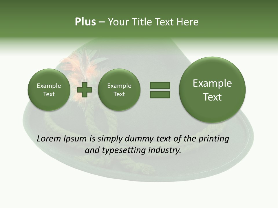 Rope Hat Feather PowerPoint Template