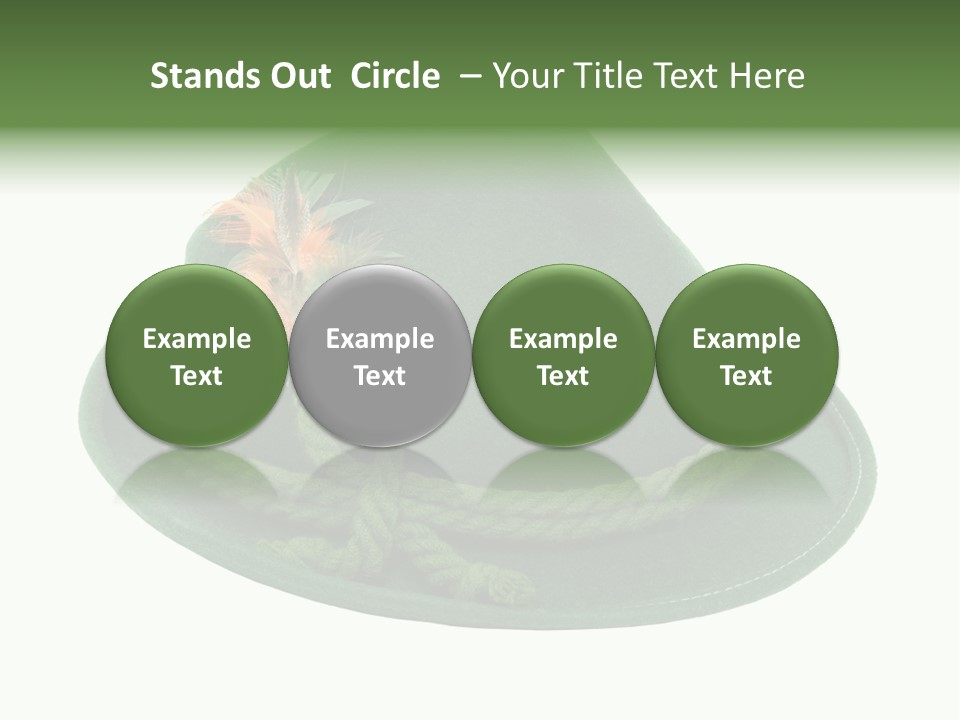 Rope Hat Feather PowerPoint Template