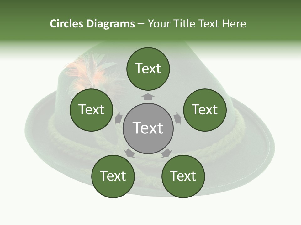 Rope Hat Feather PowerPoint Template