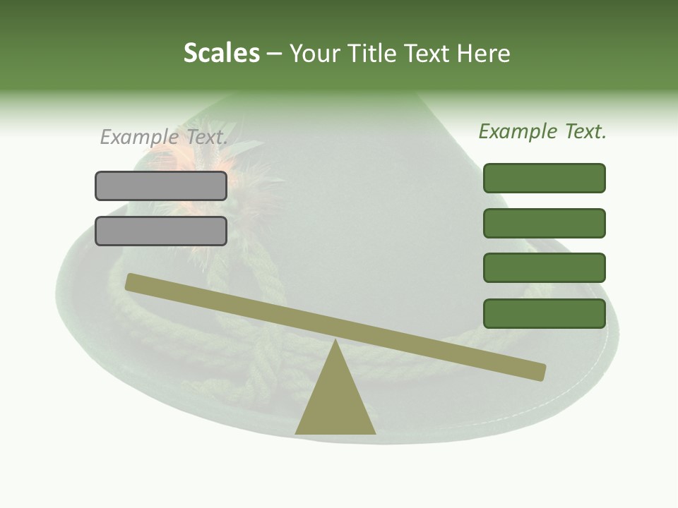 Rope Hat Feather PowerPoint Template