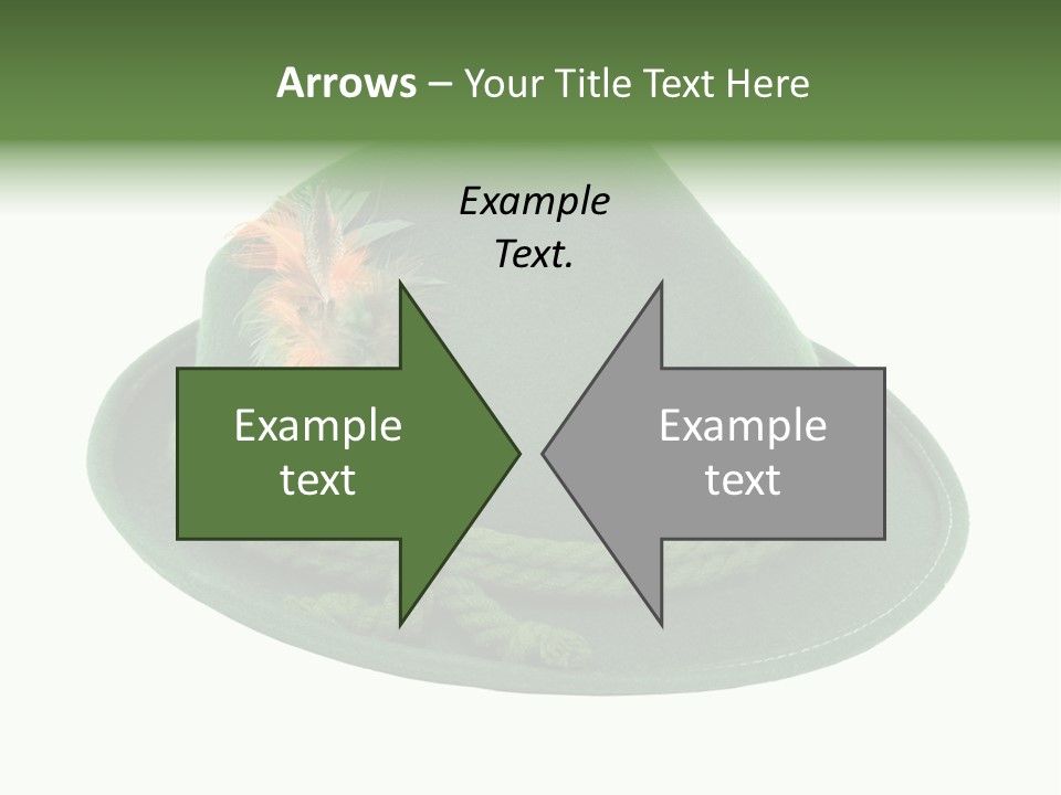 Rope Hat Feather PowerPoint Template