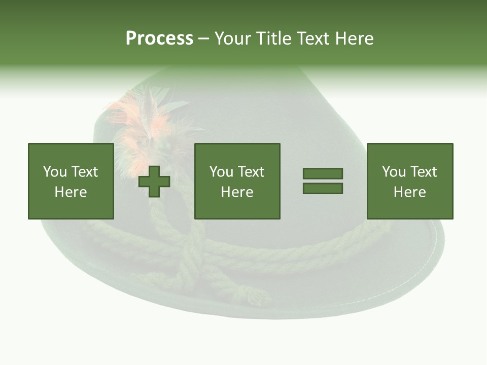 Rope Hat Feather PowerPoint Template