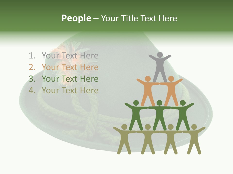 Rope Hat Feather PowerPoint Template