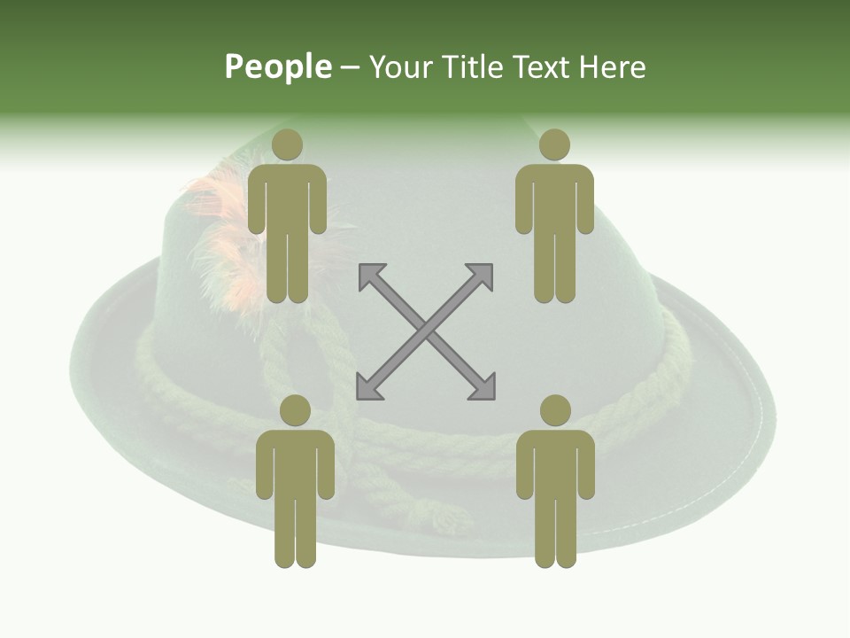 Rope Hat Feather PowerPoint Template