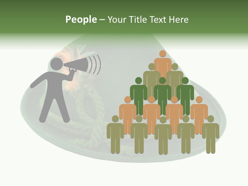 Rope Hat Feather PowerPoint Template