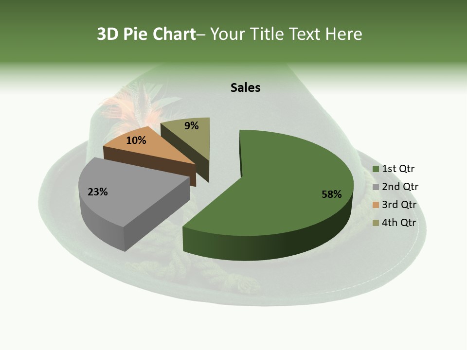 Rope Hat Feather PowerPoint Template