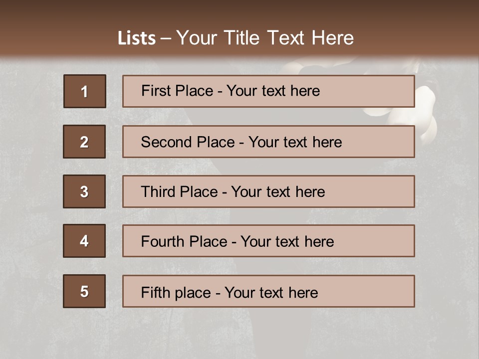 Person Training Body PowerPoint Template