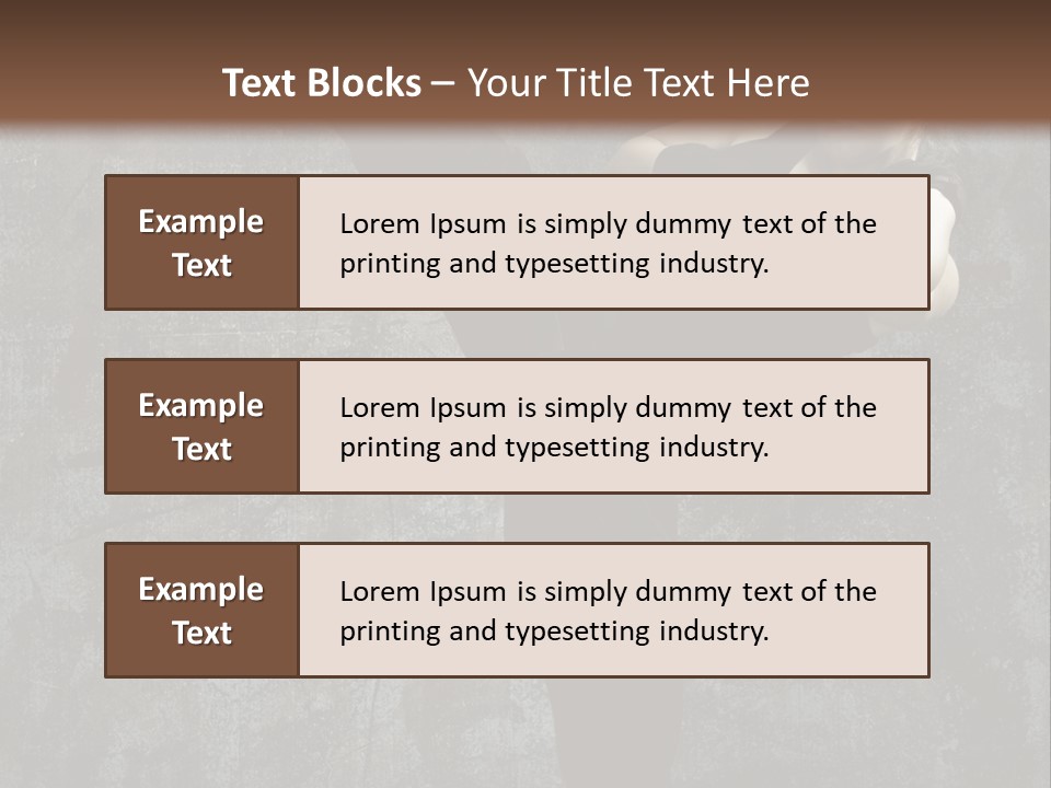 Person Training Body PowerPoint Template